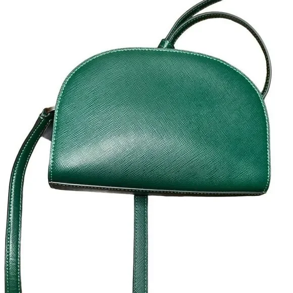 Kate Spade Perry Saffiano Leather Deep Jade Dome Crossbody Bag K8697 $279 - Picture 7 of 8